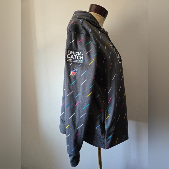 Nike NFL Las Vegas Raiders Crucial Catch Hoodie. Size Womens XL - Picture 6 of 15